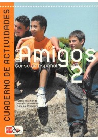 Aula Amigos 2 ćwiczenia - Aula Amigos 1 podręcznik + CD audio - Nowela - Do nauki języka hiszpańskiego - 