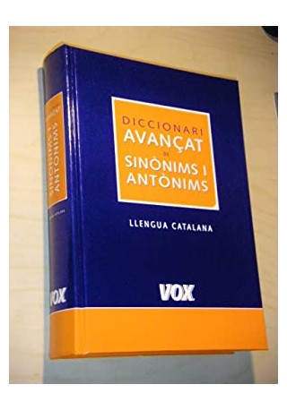 Diccionario avancat de sinonims i antonims llengua catalana 