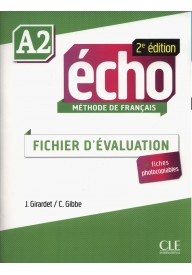 Echo A2 2ed fichier d'evaluation + CD audio - Wyprzedaże - Nowela - - 