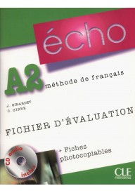 Echo A2 fichier d'evaluation + CD - Echo A2 2ed materiały do tablicy interaktywnej TBI - Nowela - - 