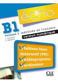 Echo B1 część 1 Materiały do tablicy interaktywnej TBI - Echo A1 ćwiczenia + CD - Nowela - - 