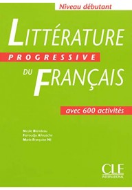 Litterature progressive du francais debutant livre - Kompetencje językowe - język francuski - Księgarnia internetowa (9) - Nowela - - 