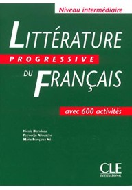 Litterature progressive du francais intermediaire livre - Wyprzedaże - Nowela - - 