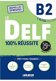 DELF 100% reussite B2 + audio online ed. 2022 - DELF junior scolaire A1 książka+klucz+transkrypcja+CD audio - Nowela - - 