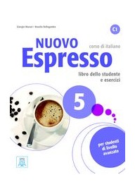 Nuovo Espresso 5 podręcznik + ćwiczenia + audio online - Seria Nuovo Espresso - Nowela - - Do nauki języka włoskiego