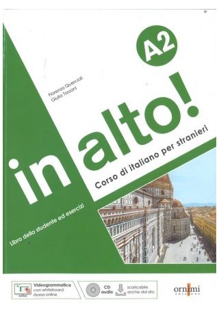 In alto! A2 podręcznik do włoskiego + ćwiczenia + CD audio + Videogrammatica - Do nauki języka włoskiego