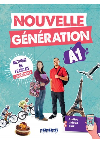 Génération A1 Nouvelle podręcznik + ćwiczenia + zawartość online - Do nauki języka francuskiego