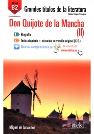 Grandes Titulos de la Literatura: Don Quijote de la Mancha 2 + audio do pobrania B2 - Antologia de la literatura espanola XX s. - Nowela - - 
