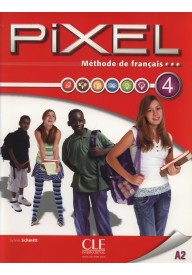 Pixel 4 podręcznik + DVD ROM - Pixel 2 ćwiczenia - Nowela - Do nauki języka francuskiego - 