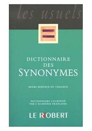 Dictionnaire poche des synonymes 