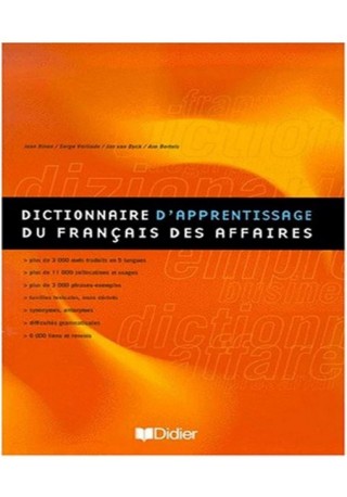 Dictionnaire d`apprentissage du francais des affaires 
