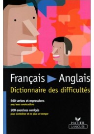 Dictionnaire des difficultes francais-anglais - Hatier - Nowela - - 