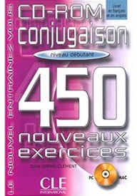 CD ROM Conjugaison 450 exercices debutant - CD ROM Grammaire 450 exercices niveau intermediaire - Nowela - - 