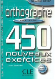 Orthographe 450 exercices debutant livre + corrige - Toutes les couleurs - Nowela - - 