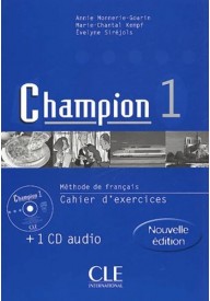 Champion 1 ćwiczenia + CD audio - Wyprzedaże - Nowela - - 