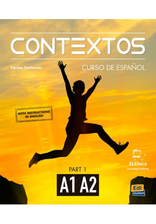 Contextos A1/A2 podręcznik do nauki hiszpańskiego dla uczniów z angielskim + wersja cyfrowa - Książki i podręczniki - język hiszpański