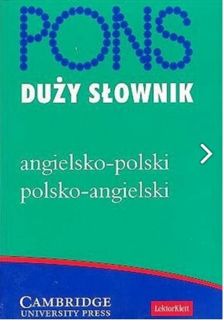 Słownik duży angielsko-polski vv 