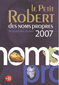 Petit Robert de noms propres 2010 - Robert mini langue francaise - Nowela - - 