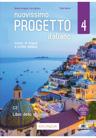 Nuovissimo Progetto italiano 4 Podręcznik do włoskiego dla młodzieży i dorosłych. Poziom C2. - Do nauki języka włoskiego