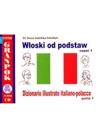 Włoski od podstaw cz.1 książka - Devotino Vocabolario della lingua italiana con CD ROM - Nowela - - 