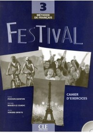Festival 3 ćwiczenia + CD audio - Edito B1 podręcznik + CD audio + DVD (wyd.2013) - Nowela - Do nauki języka francuskiego - 