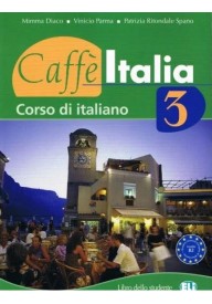 Caffe Italia 3 podręcznik - Chiaro A2 ćwiczenia + CD audio - Nowela - Do nauki języka włoskiego - 