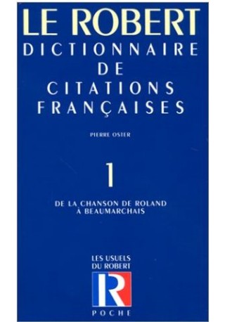 Dictionnaire poche citations francaises t.1 