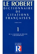 Dictionnaire poche citations francaises t.1