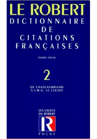 Dictionnaire poche citations francaises t.2 