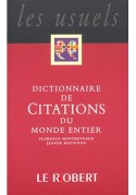 Dictionnaire poche citations du monde entier