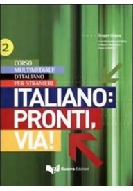 Italiano Pronti Via 2 podręcznik - Chiaro A2 ćwiczenia + CD audio - Nowela - Do nauki języka włoskiego - 
