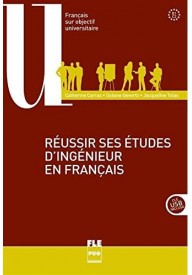 Reussir ses etudes d'ingenieur en francais + DVD ROM - "Jeux de theatre" autorstwa Pierre Marjolaine, PUG język francuski - - 