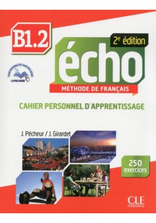 Echo B1.2 podręcznik + płyta DVD 2 edycja - Do nauki języka francuskiego