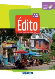 Edito A2 podręcznik + zawartość online ed. 2022 - Mobile A1 podręcznik + CD audio + DVD + ćwiczenia na CD-ROM - Nowela - Do nauki języka francuskiego - 