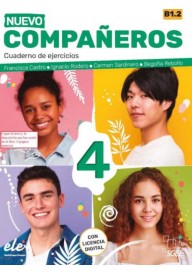 Companeros 4 ćwiczenia do nauki języka hiszpańskiego ed. 2022 - Merci 4 ćwiczenia - Nowela - - 