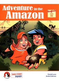 Adventure in the Amazon A2 Comics to learn languages A2 - Literatura - Nowela - - 