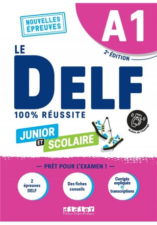 DELF 100% reussite A1 scolaire et junior książka + zawartość online ed. 2022 