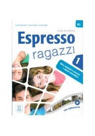 Espresso ragazzi 1 podręcznik + wersja cyfrowa - Ripetere per piacere. Repetytorium leksykalne z języka włoskiego A2-B1. oprawa miękka - Nowela - egzamin maturalny - 