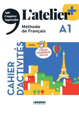 Atelier plus A1 ćwiczenia + wersja cyfrowa + didierfle.app - Do nauki języka francuskiego