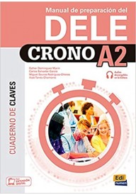 Crono DELE A2 klucz + zawartość online - Dale al DELE A1 książka + klucz - Nowela - - 