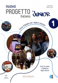 Nuovo Progetto italiano junior WERSJA CYFROWA 1 podręcznik - Dzieci - Język włoski - Podręczniki - Szkoły językowe - Nowela - - Do nauki języka włoskiego dla dzieci.