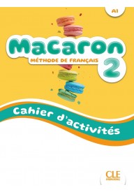 Macaron 2 ćwiczenia do nauki francuskiego dla dzieci A1 - Seria Macaron - Nowela - - 