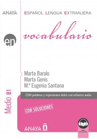 Vocabulario nivel medio B1 książka + audio online ed. 2021 - Curso de Literatura espanola moderna - - 