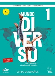 Mundo Diverso 1 podręcznik + ćwiczenia A1 - Prisma nivel A2 ćwiczenia - Nowela - Do nauki języka hiszpańskiego - 