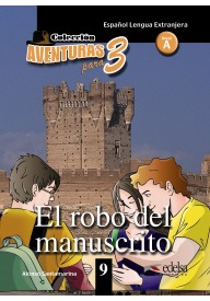 Aventuras para 3: El robo del manuscrito + audio do pobrania A1/A2 cz. 9 - Hiszpańskie lektury uproszczone - Księgarnia internetowa (3) - Nowela - - 