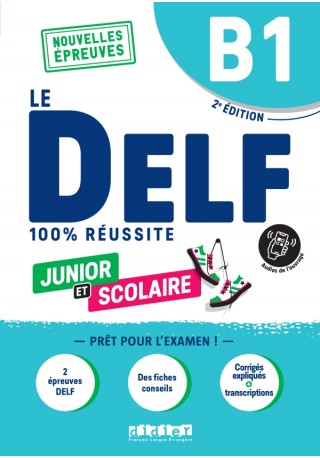DELF 100% reussite B1 junior et scolaire książka + zawartość online ed. 2023 - Książki i podręczniki - język francuski
