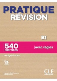 Pratique Revision B1 podręcznik + klucz - Orthographe progressive du francais interm corriges + CD audio - - 