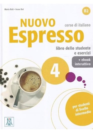 Nuovo Espresso 4 podręcznik + ćwiczenia + wersja cyfrowa - Książki i podręczniki - język włoski