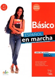 Español en marcha Nueva edición Básico A1+A2 ed. 2021 podręcznik do nauki języka hiszpańskiego - Curso intensivo de espanol elemental intermedio ćwiczenia - Nowela - - 