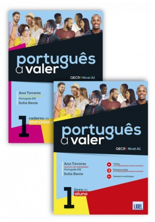 Portugues a Valer 1 podręcznik + ćwiczenia + audio online A1 - Książki i podręczniki-język portugalski